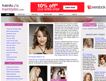 Tablet Screenshot of hairdohairstyles.com